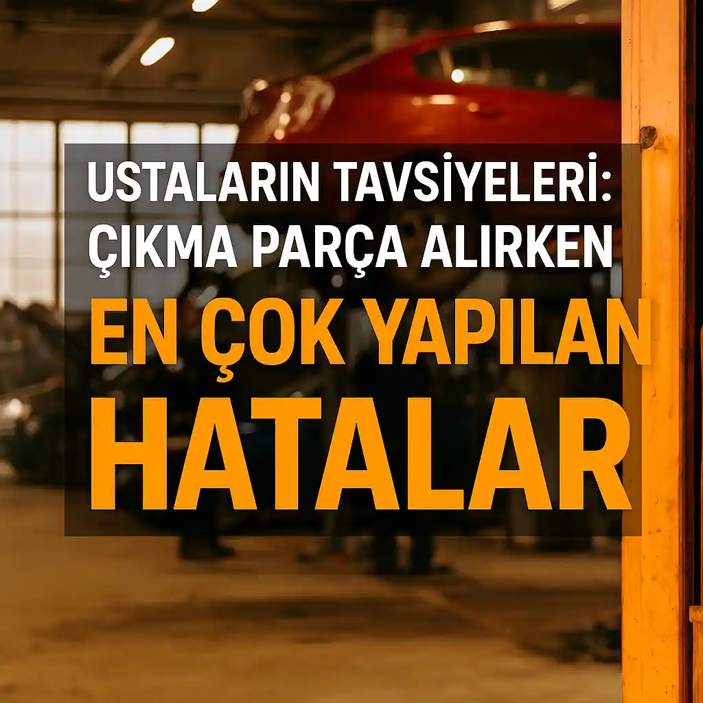 Ustaların Tavsiyeleri: Çıkma Parça Alırken En Çok Yapılan Hatalar