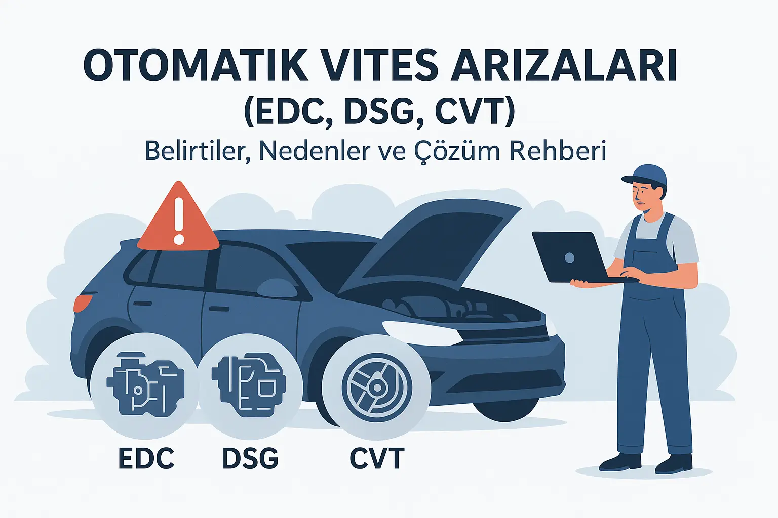 Otomatik Vites Arızaları (EDC, DSG, CVT): Belirtiler, Nedenler ve Çözüm Rehberi