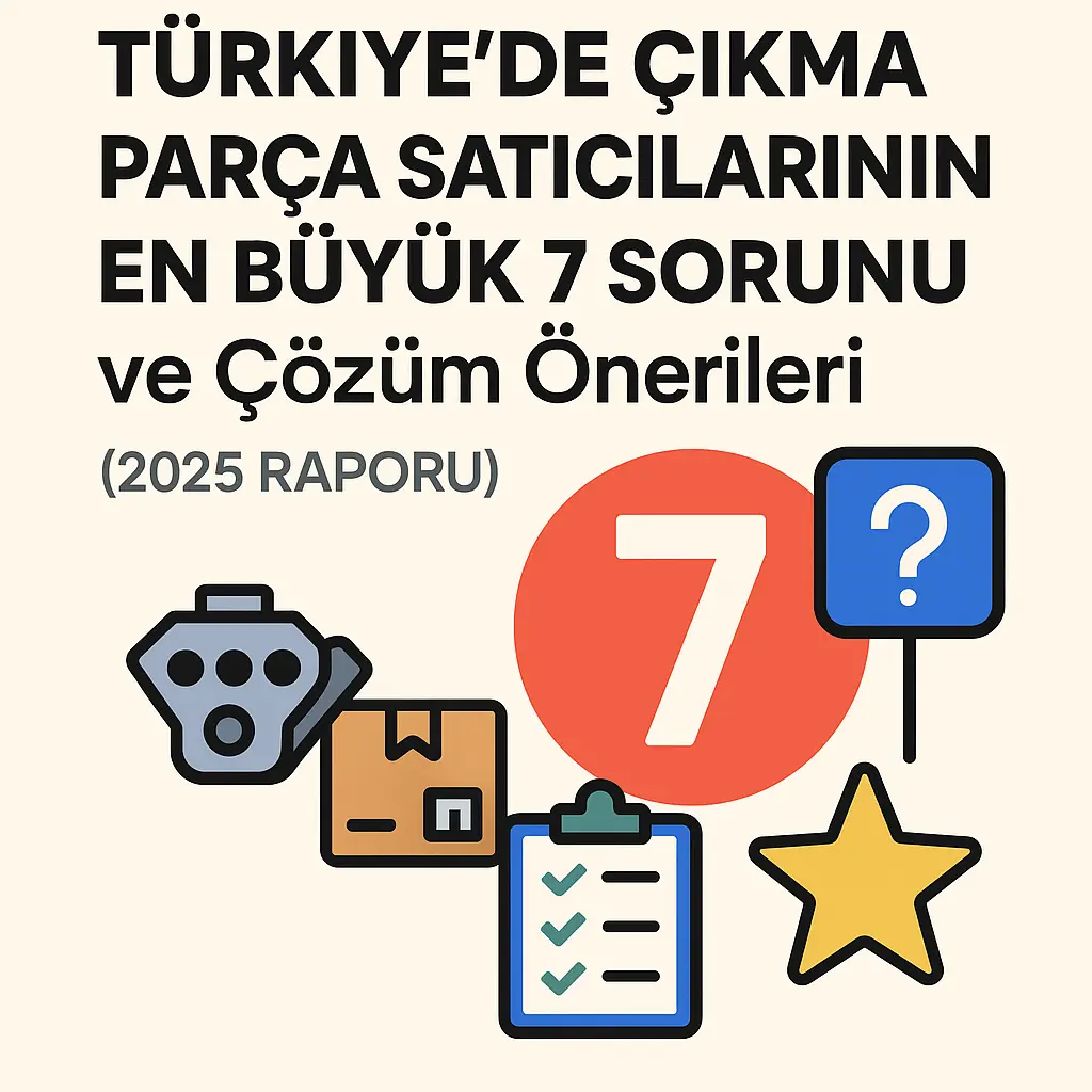 Türkiye’de Çıkma Parça Satıcılarının En Büyük 7 Sorunu ve Çözüm Önerileri