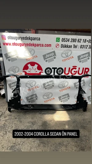 2002-2004 MODEL TOYOTA COROLLA SEDAN ÖN PANEL